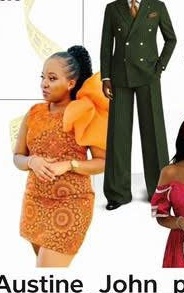 Tailored orange dress