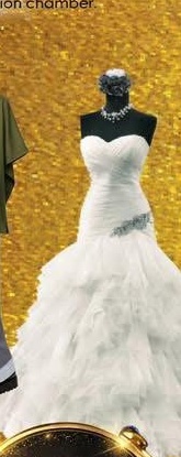 Wedding dress display